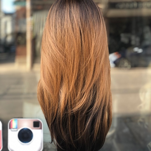 Wig realistic ombré thick wig 6X6 Lacefront 2030 - Picture 8 of 8